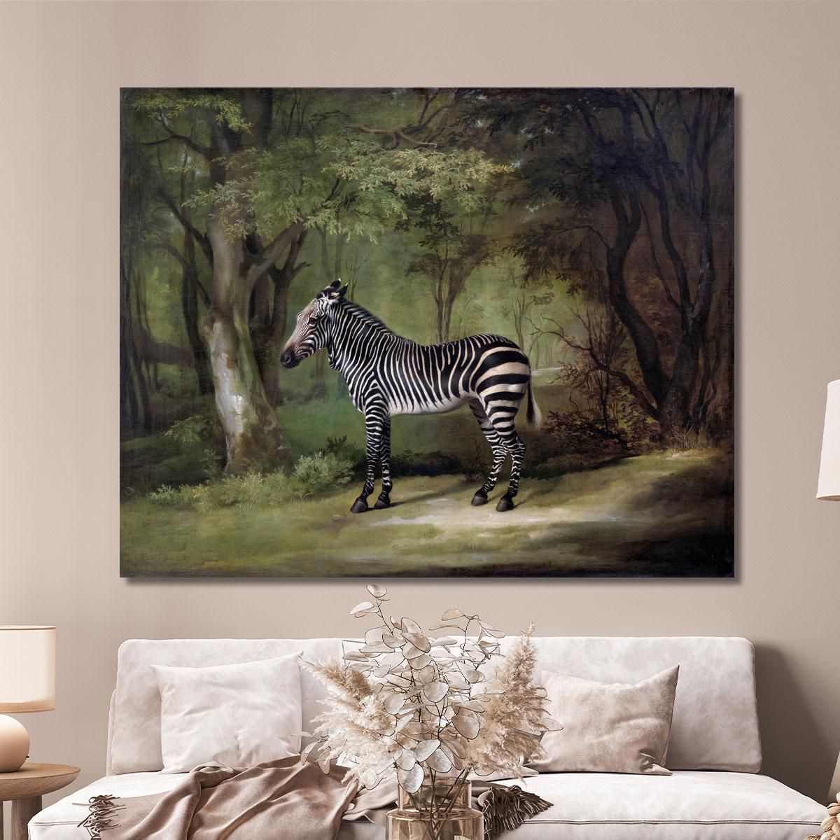 Zebra 1763 George Stubbs gst57 canvas print 