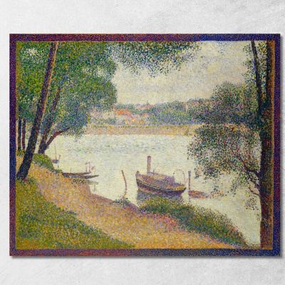Gray Weather Grande Jatte Georges Seurat gsr29 canvas print 