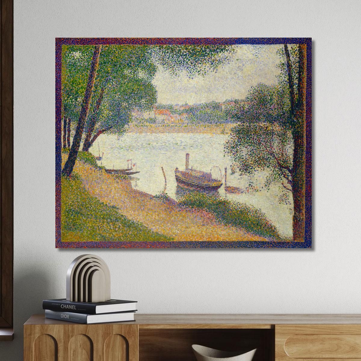 Gray Weather Grande Jatte Georges Seurat gsr29 canvas print 