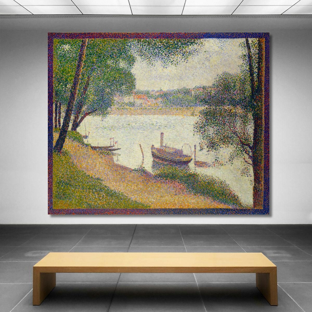 Gray Weather Grande Jatte Georges Seurat gsr29 canvas print 
