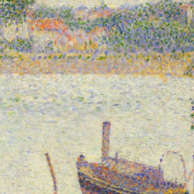 Gray Weather Grande Jatte Georges Seurat gsr29 canvas print