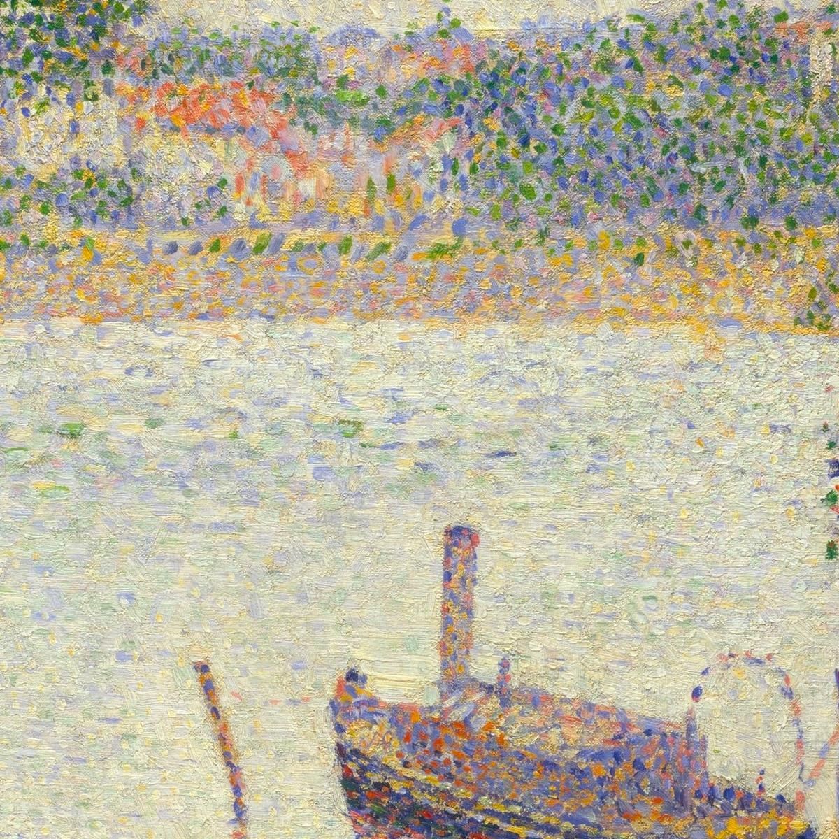 Gray Weather Grande Jatte Georges Seurat gsr29 canvas print