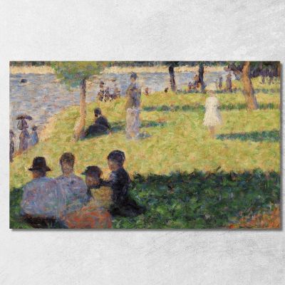 Group Of Figures Study For A Sunday At La Grande Jatte Georges Seurat gsr30 canvas print 