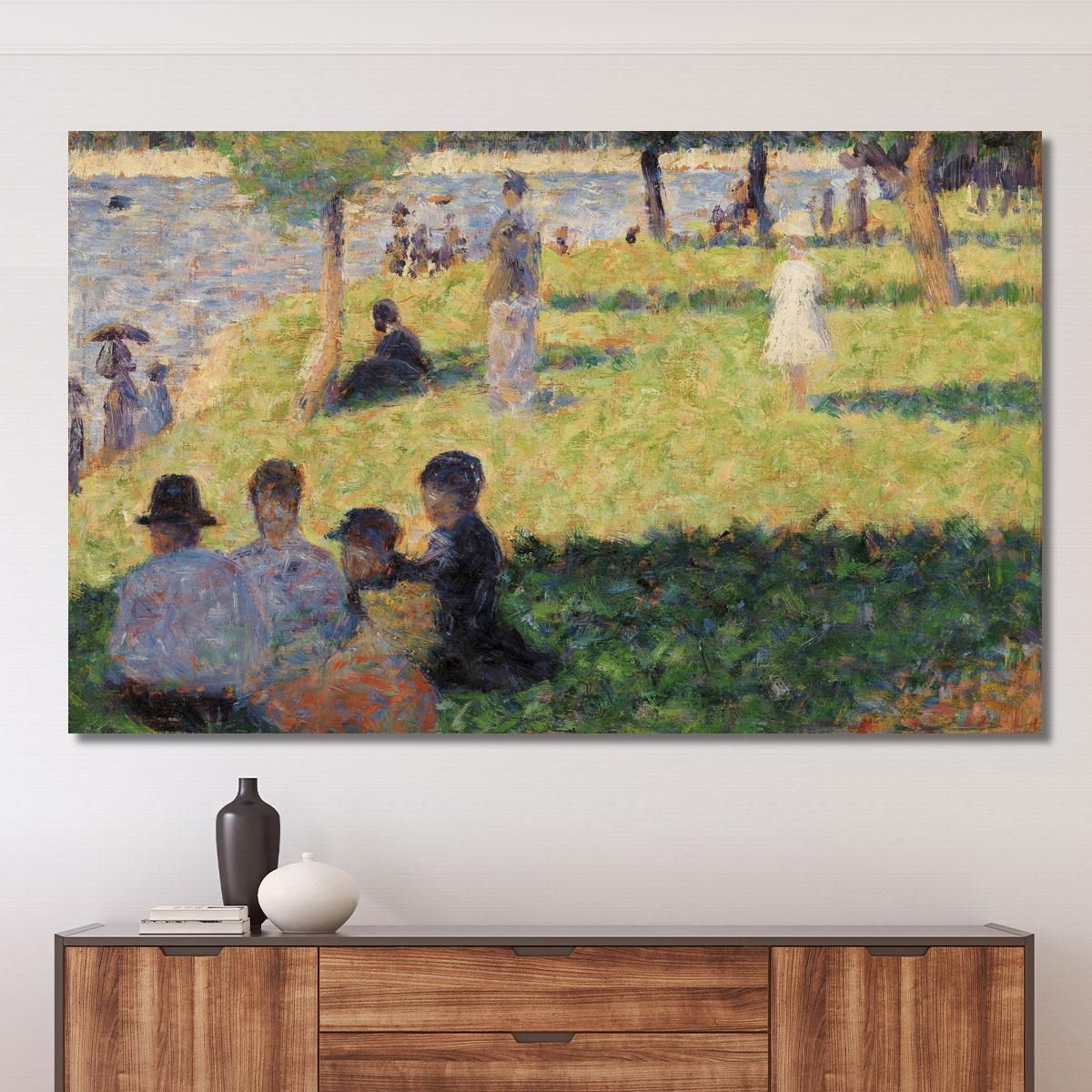 Group Of Figures Study For A Sunday At La Grande Jatte Georges Seurat gsr30 canvas print 