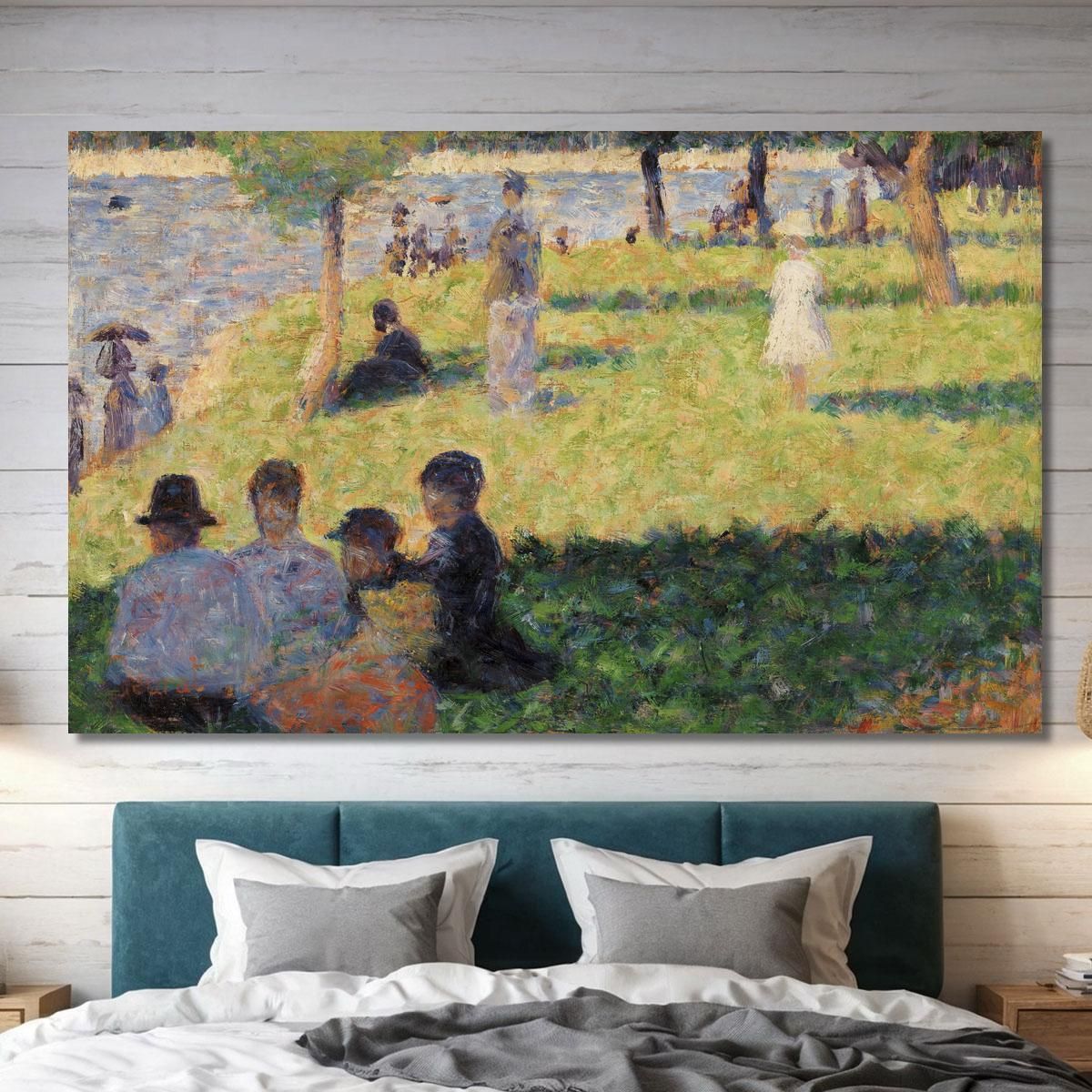 Group Of Figures Study For A Sunday At La Grande Jatte Georges Seurat gsr30 canvas print 