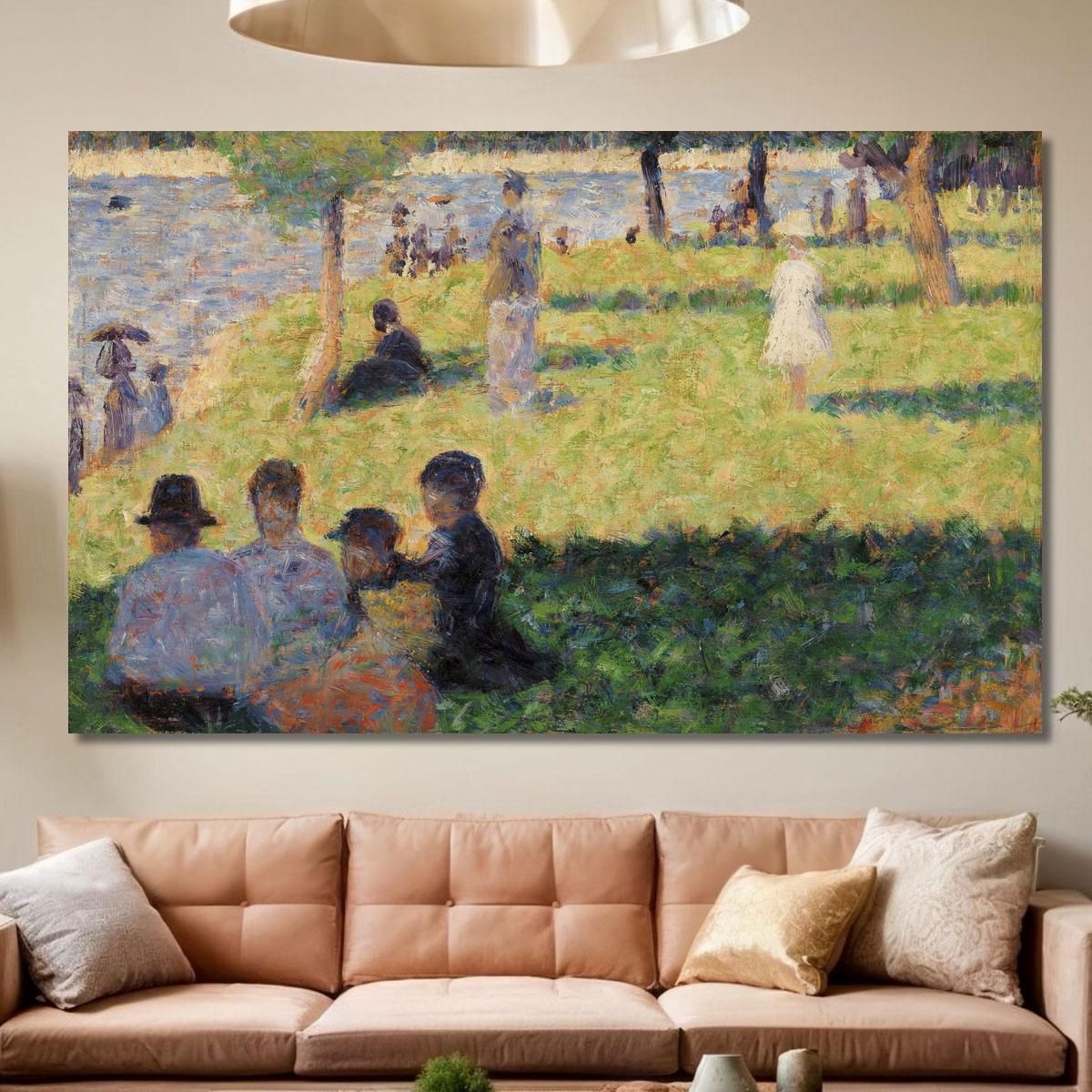Group Of Figures Study For A Sunday At La Grande Jatte Georges Seurat gsr30 canvas print 