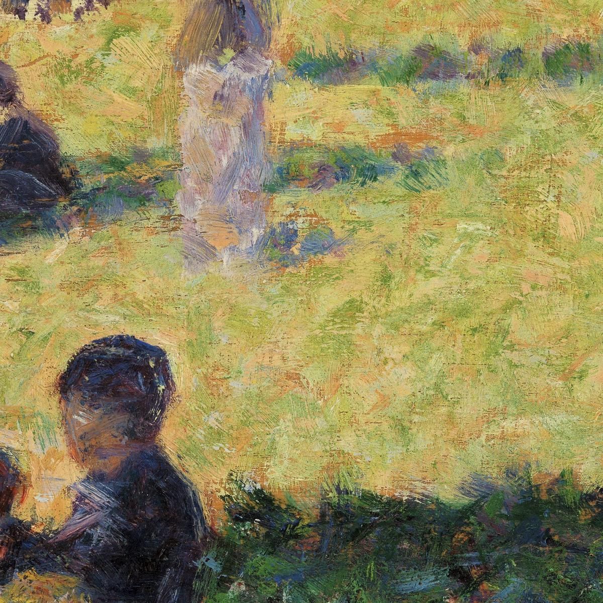 Group Of Figures Study For A Sunday At La Grande Jatte Georges Seurat gsr30 canvas print