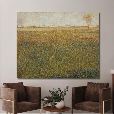 The Lucerne Saint-Denis Georges Seurat gsr38 canvas print 