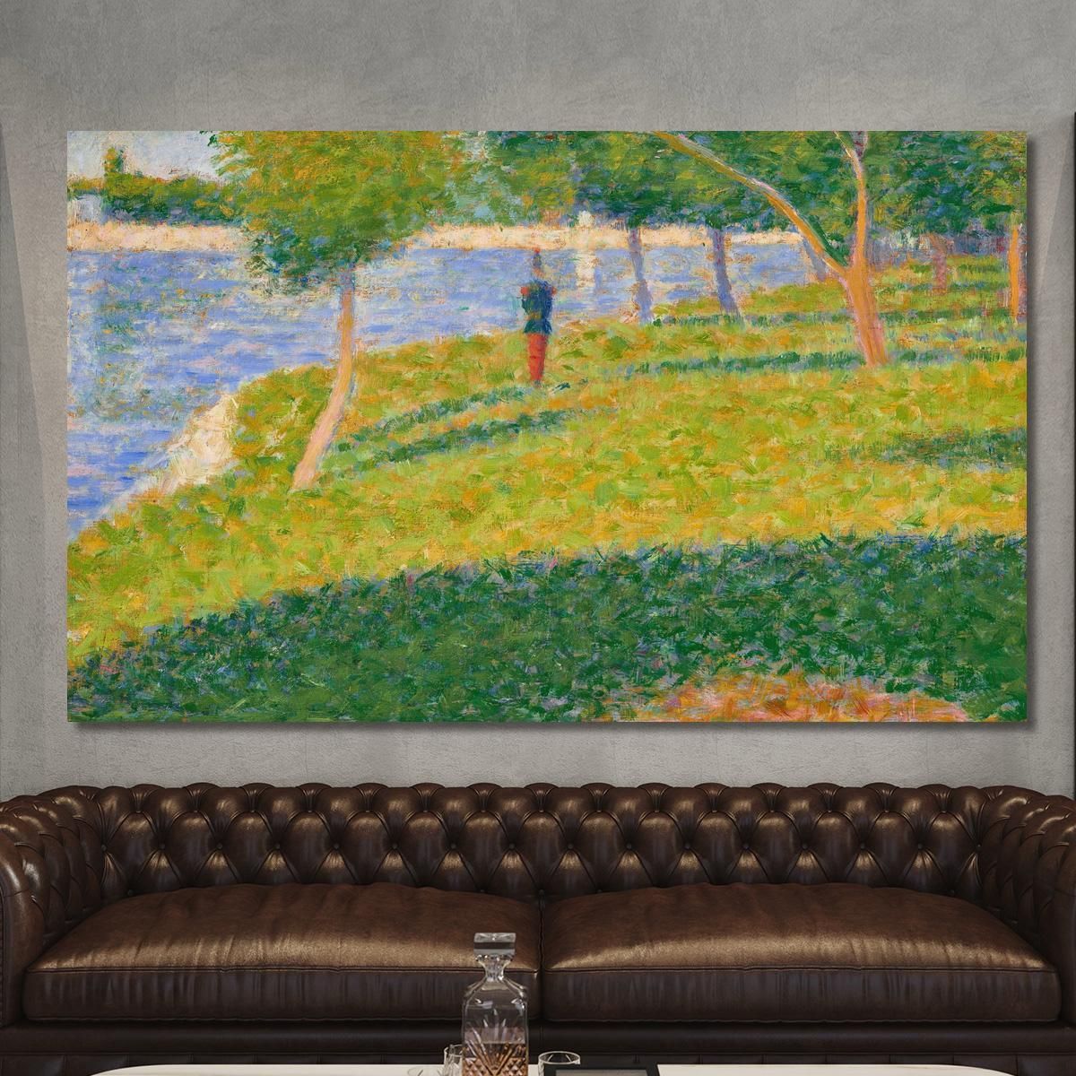 The Saint-Cyrien Georges Seurat gsr42 canvas print 