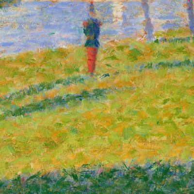 The Saint-Cyrien Georges Seurat gsr42 canvas print