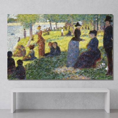 The Large Bowl Georges Seurat gsr49 canvas print 