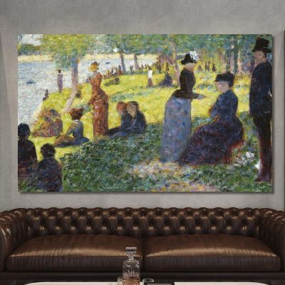 The Large Bowl Georges Seurat gsr49 canvas print 