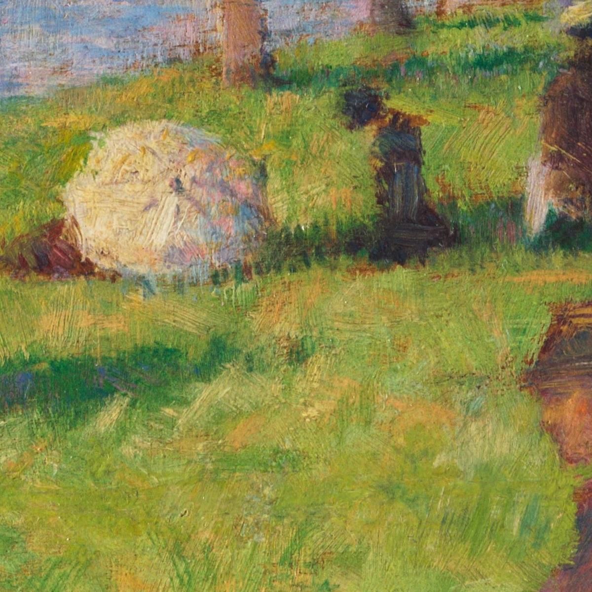 Seated Figures Study For A Sunday Afternoon On The Island Of La Grande Jatte Georges Seurat gsr57 canvas print