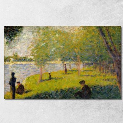 Study For A Sunday On La Grande Jatte Georges Seurat gsr61 canvas print 