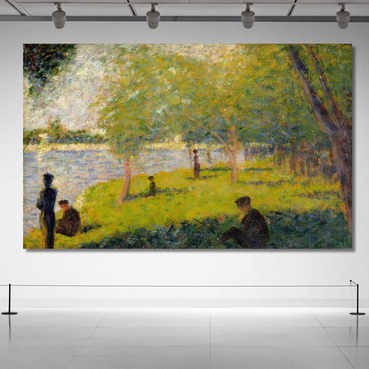 Study For A Sunday On La Grande Jatte Georges Seurat gsr61 canvas print 