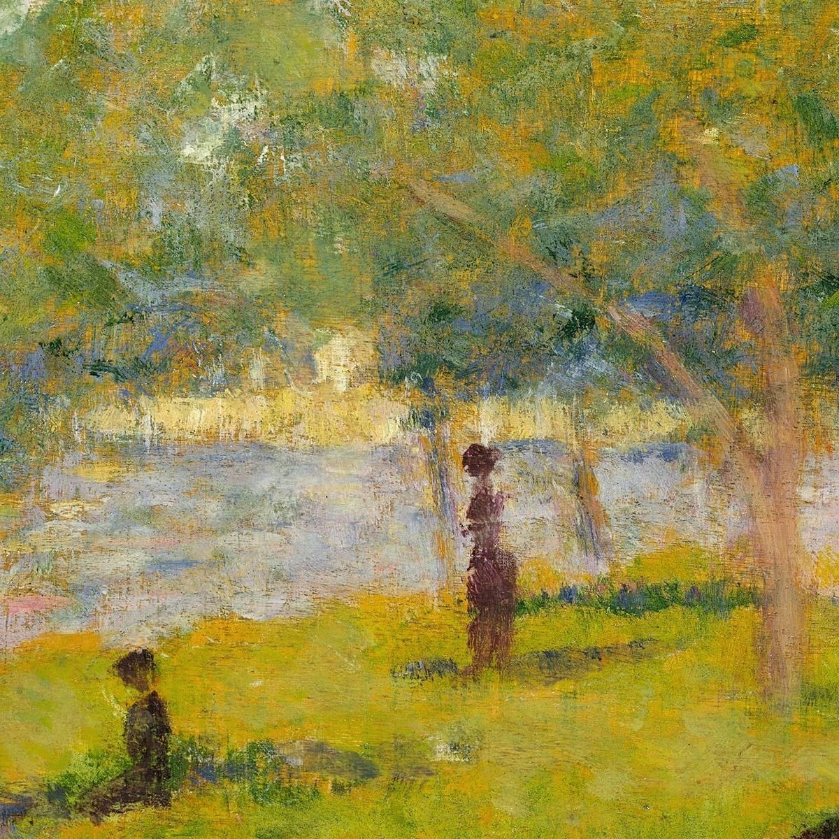 Study For A Sunday On La Grande Jatte Georges Seurat gsr61 canvas print