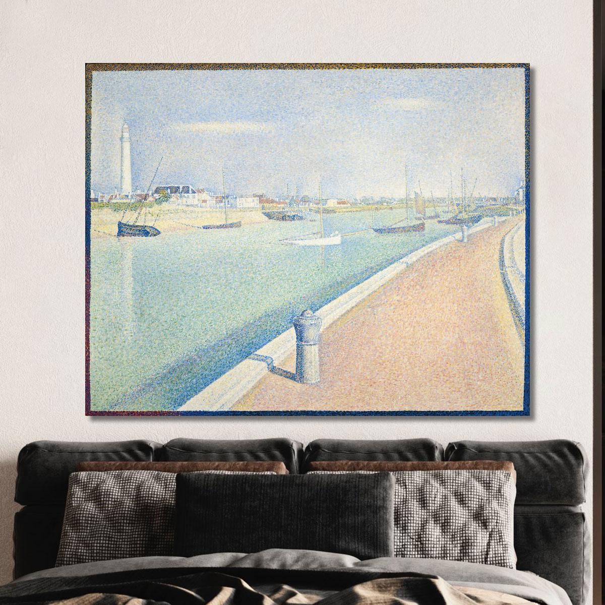 The Channel Of Gravelines Petit Fort Philippe Georges Seurat canvas print