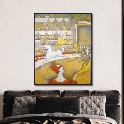 The Circus Georges Seurat gsr69 canvas print 