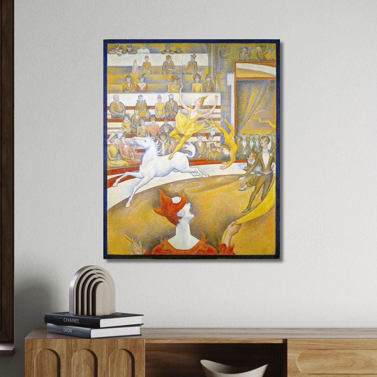 The Circus Georges Seurat gsr69 canvas print 