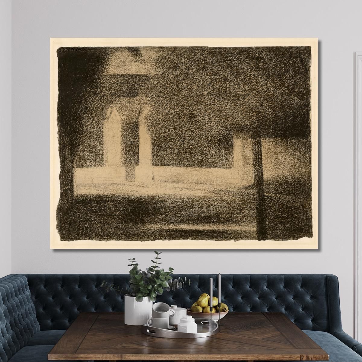 The Gateway Georges Seurat gsr72 canvas print 