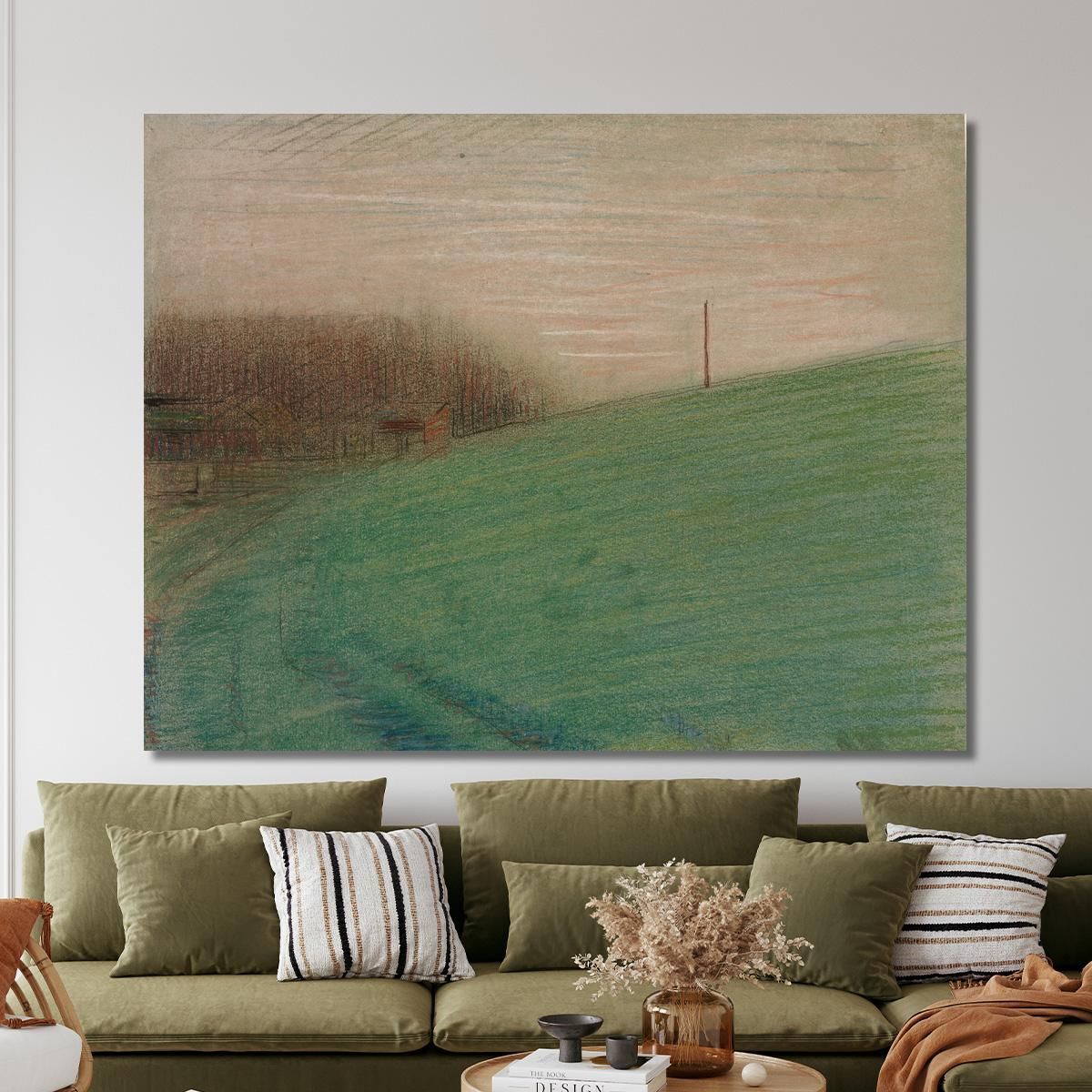 The Meadow Georges Seurat gsr76 canvas print 