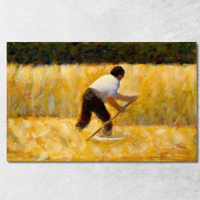 The Mower Georges Seurat gsr77 canvas print 
