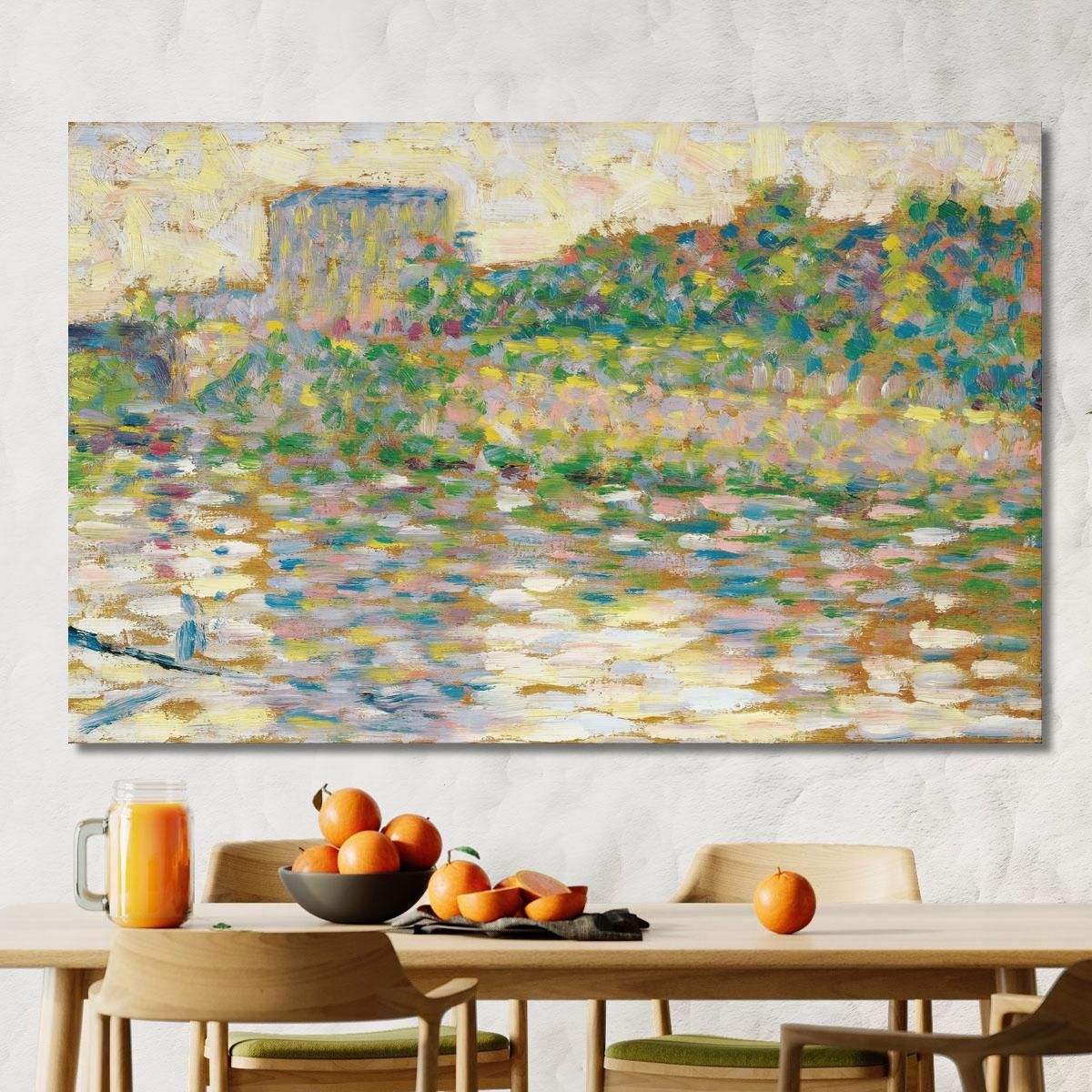 The Seine At Courbevoie Georges Seurat gsr79 canvas print 