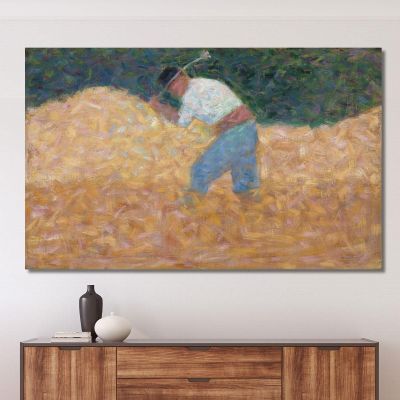 The Stone Breaker Georges Seurat gsr81 canvas print 