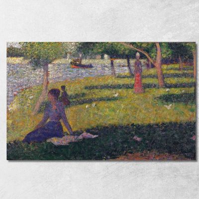 Study For La Grande Jatte Georges Seurat gsr93 canvas print 