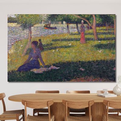 Study For La Grande Jatte Georges Seurat gsr93 canvas print 