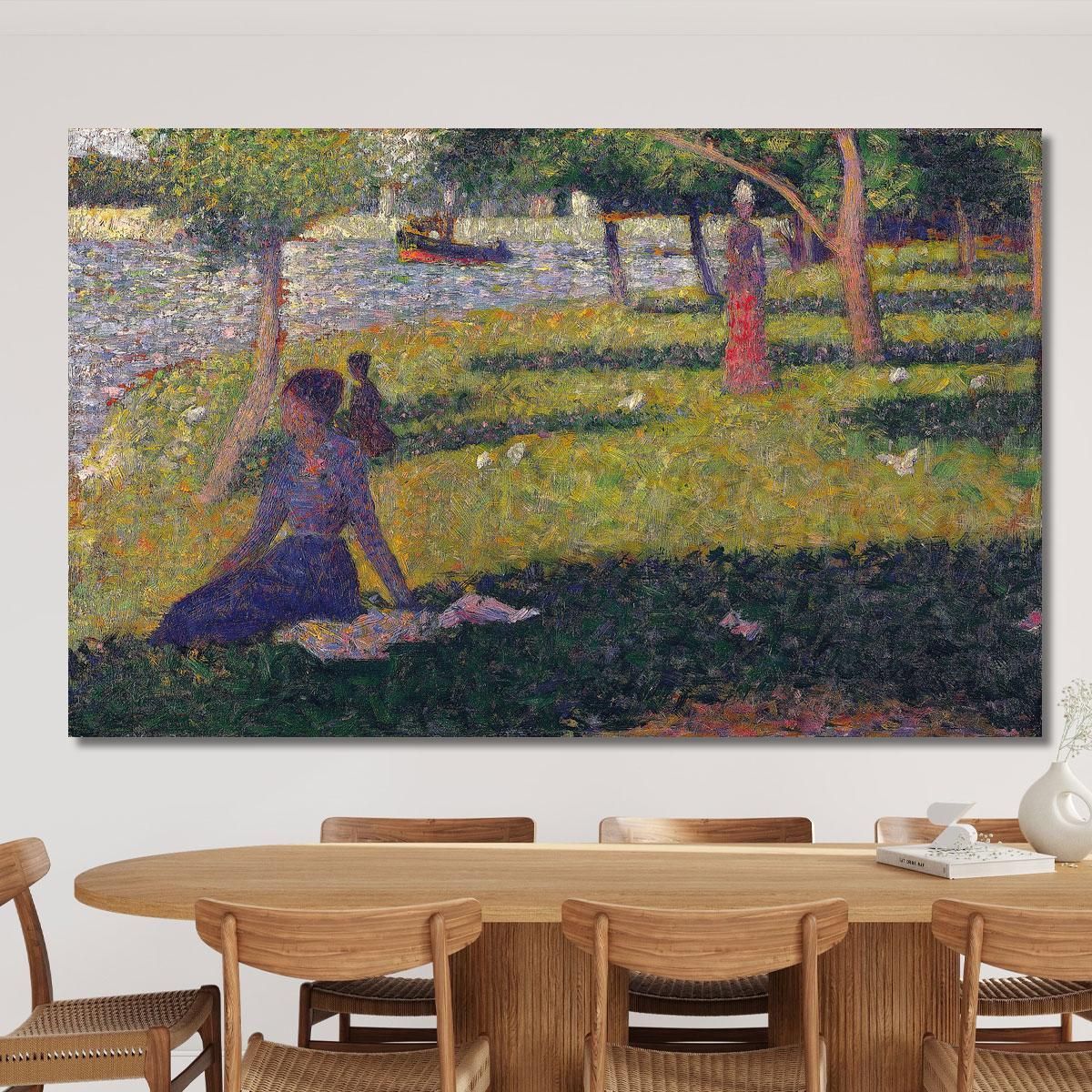 Study For La Grande Jatte Georges Seurat gsr93 canvas print 