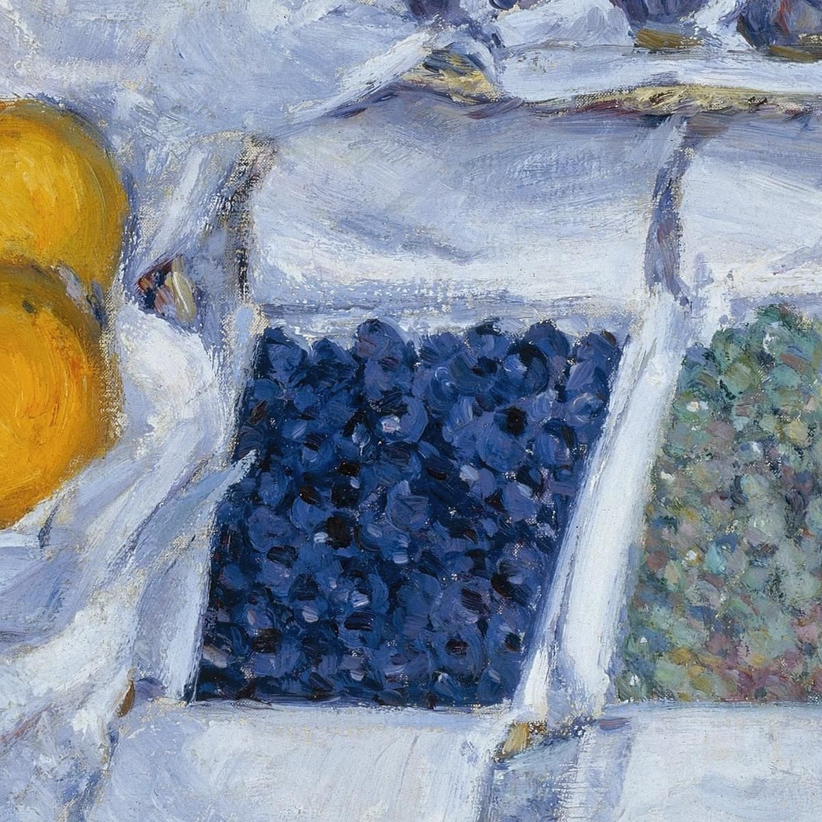 Fruit Displayed On A Stand Gustave Caillebotte gcl6 canvas print