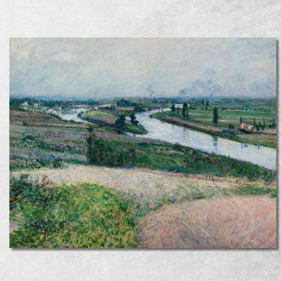 The Seine At The Pointe D'Epinay Gustave Caillebotte gcl9 canvas print 