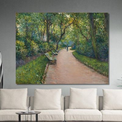 Monceau Park Gustave Caillebotte gcl11 canvas print 