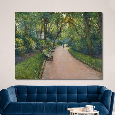 Monceau Park Gustave Caillebotte gcl11 canvas print 