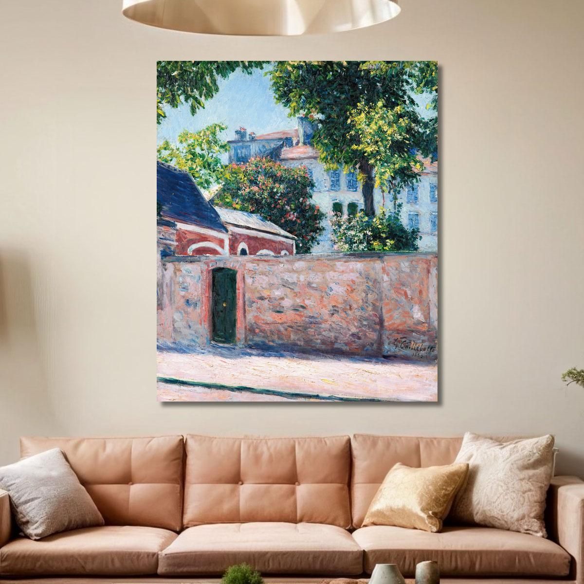 Houses In Argenteuil Gustave Caillebotte gcl18 canvas print 