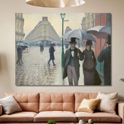 Paris Street Rainy Day Gustave Caillebotte gcl21 canvas print 