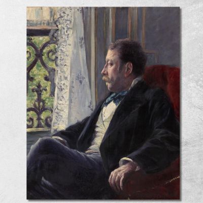 Portrait Of A Man Gustave Caillebotte gcl23 canvas print 