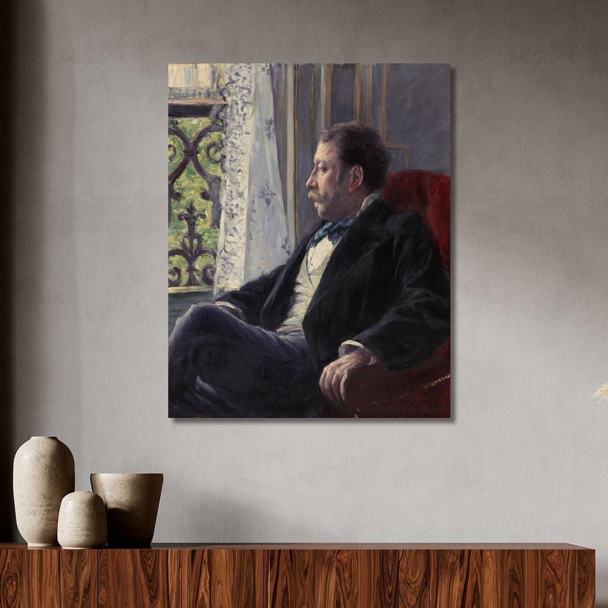 Portrait Of A Man Gustave Caillebotte gcl23 canvas print 