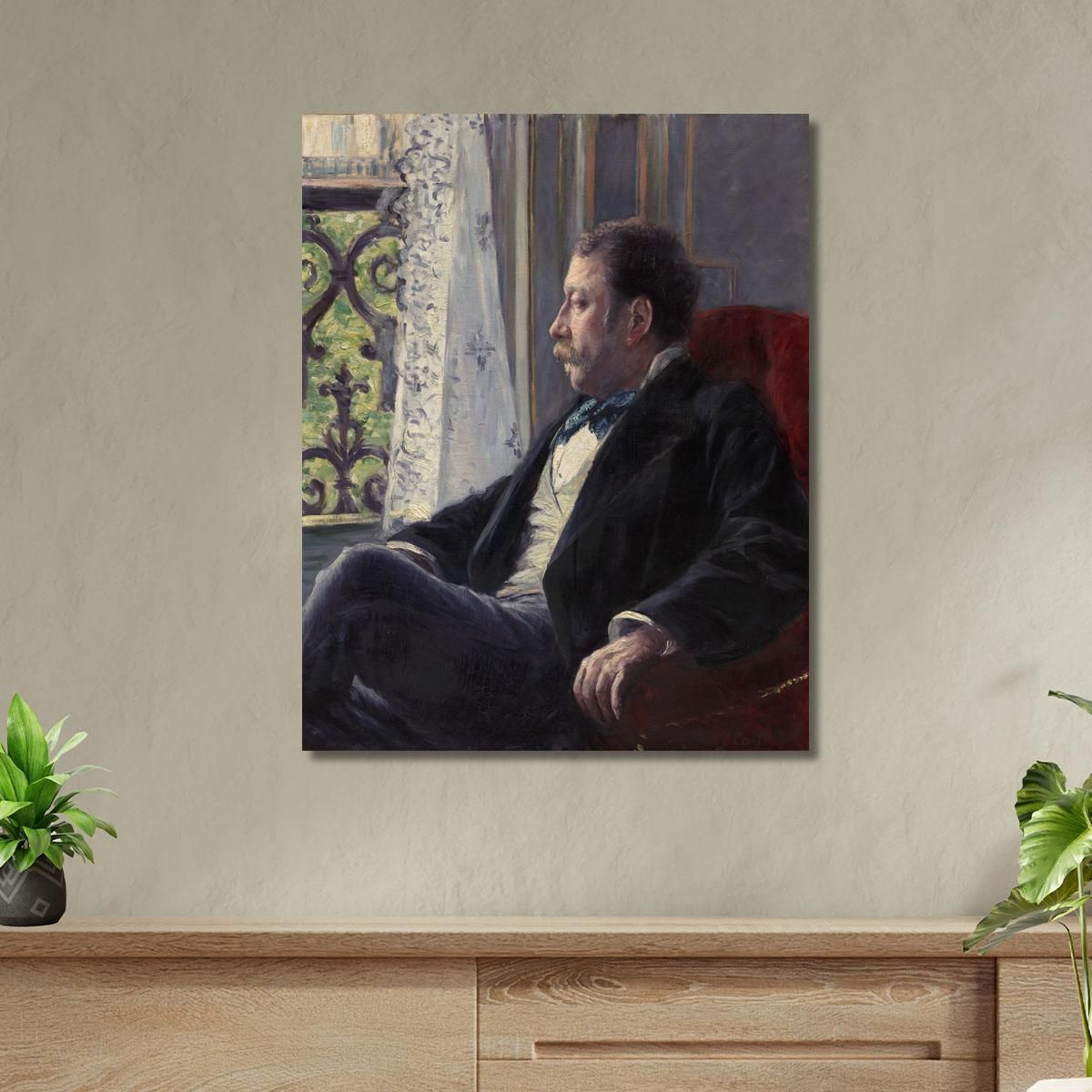 Portrait Of A Man Gustave Caillebotte gcl23 canvas print 