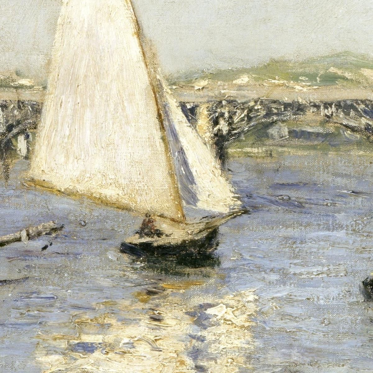 Sailing Boats At Argenteuil Gustave Caillebotte gcl26 canvas print