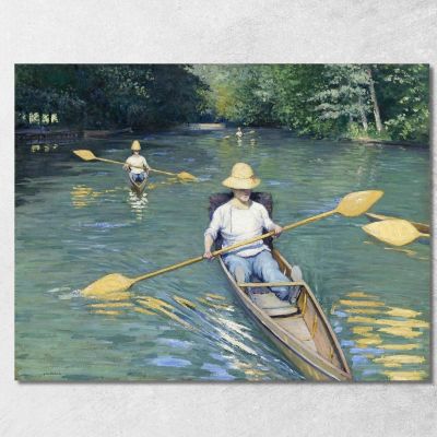 Skiff Gustave Caillebotte gcl27 canvas print 