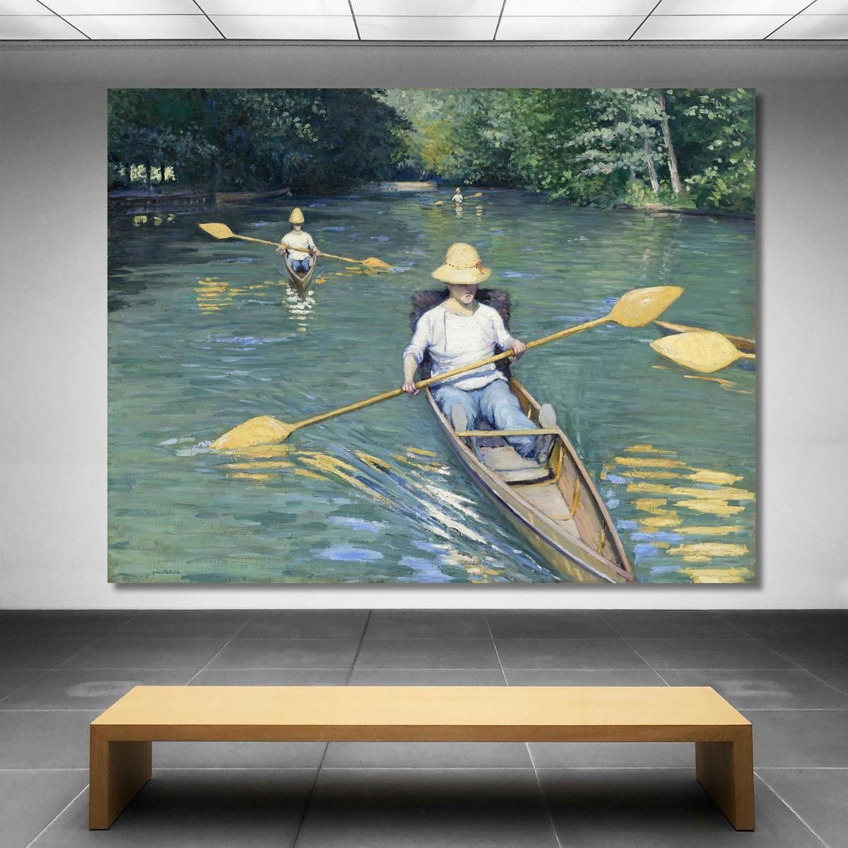 Skiff Gustave Caillebotte gcl27 canvas print 