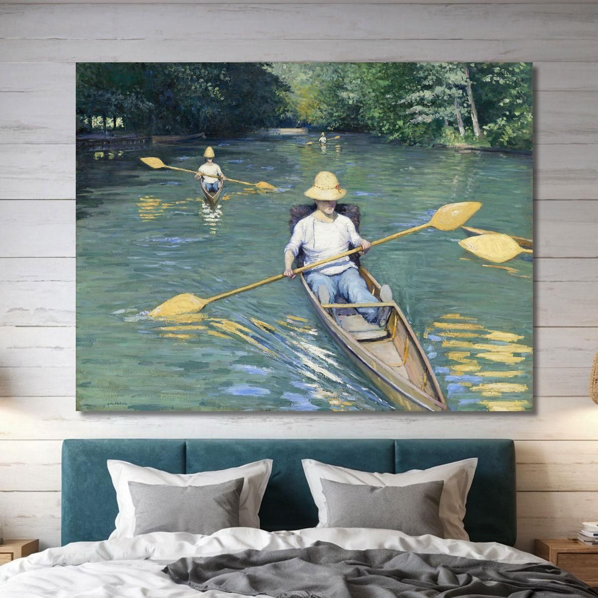 Skiff Gustave Caillebotte gcl27 canvas print 