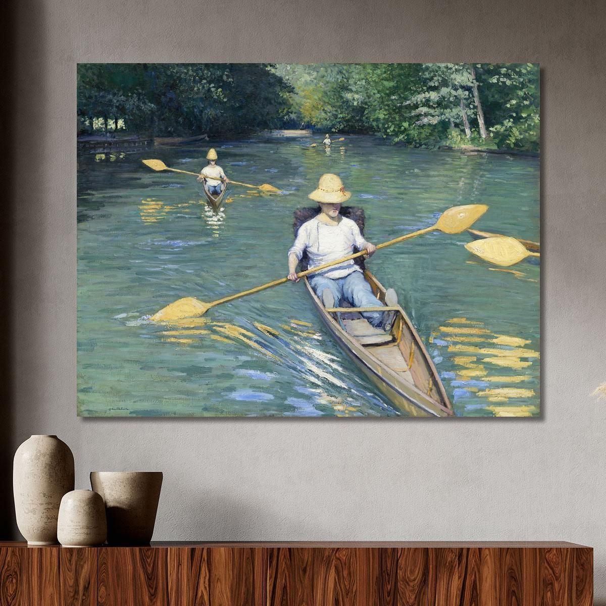 Skiff Gustave Caillebotte gcl27 canvas print 