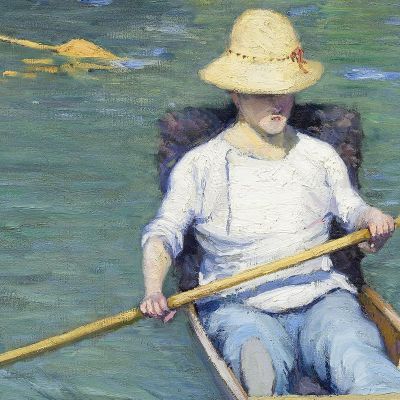 Skiff Gustave Caillebotte gcl27 canvas print