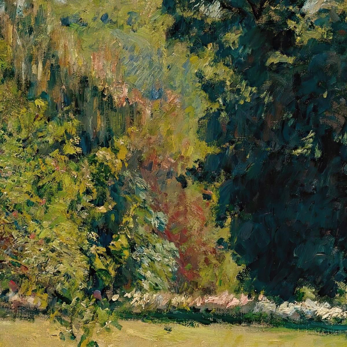 A Garden In Trouville Gustave Caillebotte gcl32 canvas print