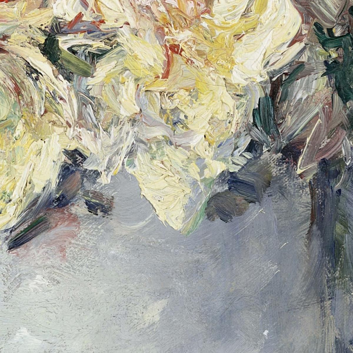 Yellow Roses In A Vase Gustave Caillebotte gcl36 canvas print