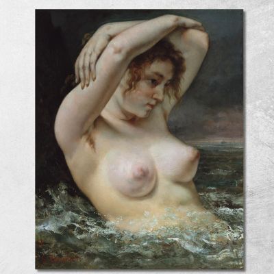 The Woman Among Women Gustave Courbet cg19 canvas print 