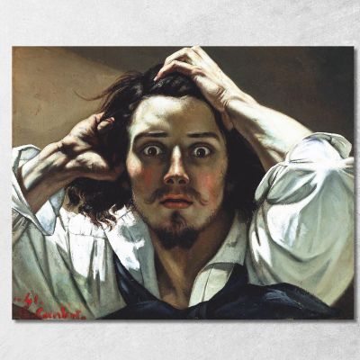 The Desperate Man Gustave Courbet canvas print